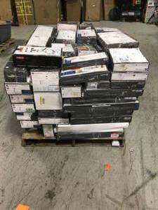 lot 13 image: Pallet with assorted Glacier Bay Faucets open boxes and customer returns