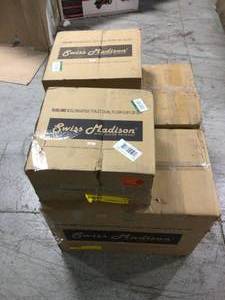 lot 27 image: Lot of 2 Swiss Madison Toilets open box customer returns  see pictures