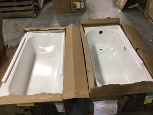 lot 28 image: Lot of 2 Bootz Maui Bathtubs open box customer returns see pictures