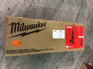 lot 46 image: Compact Core Drill Stand by Milwaukee new