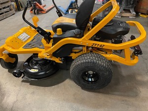lot 47 image: Cub Cadet Ultima ZT1 42 in. 22 HP Kohler KT7000 Series V-Twin Gas Engine Zero Turn Mower with Lap Bar Control In good condition