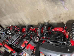 lot 48 image: Lot of 4 PowerSmart Snowblowers for parts or repairs see pictures and description