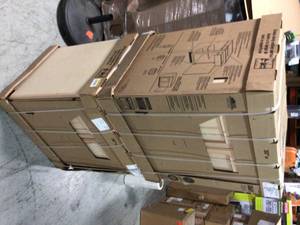Lot of assorted cabinets see pictures