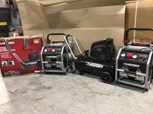Pallet with assorted Air Compressors various conditions see pictures