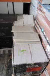 lot 15 image: Weather Grey Bevel 3 in. x 6 in. Subway Glossy Ceramic Wall Tile (44 SqFt)