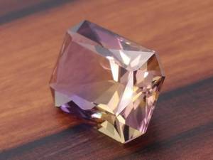 lot 17B image: Breathtaking 6.65 Carat Natural Bolivian Ametrine (Amethyst  Citrine) Loose Gemstone $900 Retail