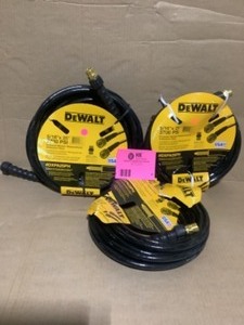 lot 4 image: DEWALT 516 in. x 25 ft. 3700 psi ReplacementExtension Hose