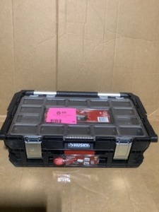 lot 26 image: 22 in. 22-Compartment Connect Cantilever Organizer for Small Parts Organizer by Husky