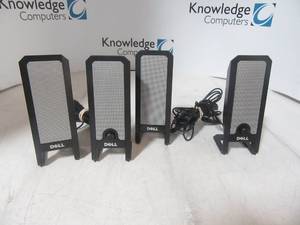 lot 21 image: Lot of 4 Dell Speakers