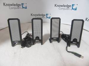 lot 26 image: Lot of 4 Dell Speakers