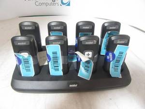 lot 1 image: Lot of 8 Symbol Barcode scanners wcharging system&nbspCHS5000-8000