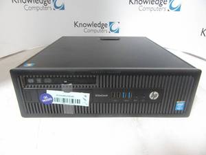 lot 76 image: HP&nbspEliteDesk 800 G1 SFF&nbspINTEL(R) CORE(TM) I5-4570 CPU  3.20GHZ 8GB RAM 500 GB HD 
