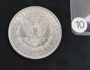 1890-S BU Morgan Silver Dollar Great Detail, Beautiful Coin