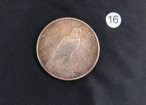1923-S Nicely Toned Silver Peace Dollar