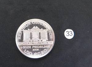 2009 BU Austria 1 Oz. Silver Philharmonic Coin