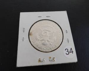1964 BU 90% Silver Kennedy Half Dollar