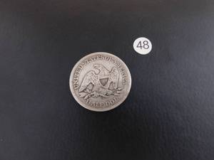 1859-O Liberty Seated Half Dollar PCGS Price Guide for an VG10 is $62.00