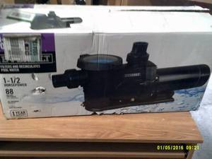 lot 1 image: everbuilt inground pool pump 1-12 ...
