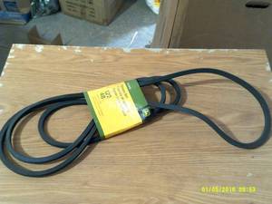 lot 14 image: john deere mower belt 48inch GX2183...