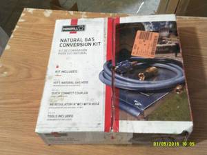 lot 20 image: nexgrill natural gas conversion kit...