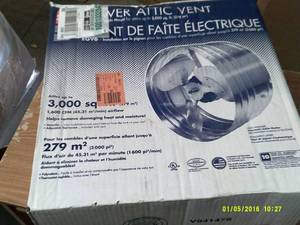 lot 25 image: power attic vent fan 3000sqft...