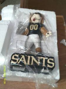 lot 28 image: saints dog statue ...