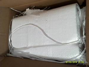 lot 41 image: woven sand bags with tie ...