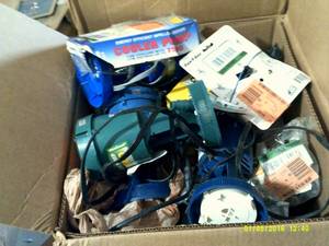 lot 50 image: box of  outdoor misc including cool...
