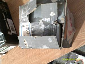 lot 75 image: case of 3x6 grey tiles ...