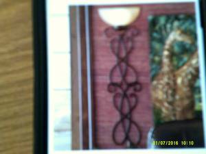 lot 112 image: double scroll wallchiere...