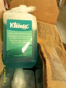 lot 125 image: 1 case of foam hair and body wash ...