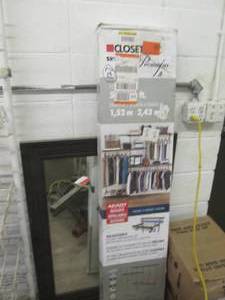 lot 137 image: closetmaid adjustable closent organ...