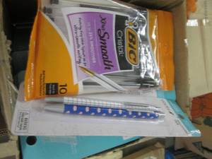 lot 144 image: box of pens ...