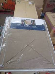 lot 154 image: closetmaid fabric hamper with frame...