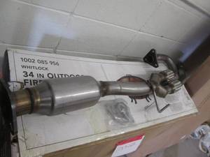 lot 167 image: catalytic converter and pipe with g...