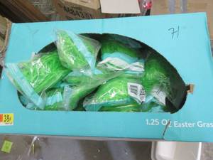 lot 168 image: box of easter grass ...