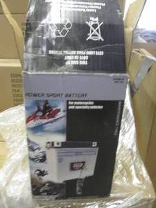 lot 173 image: power sport battery for motorcycles...