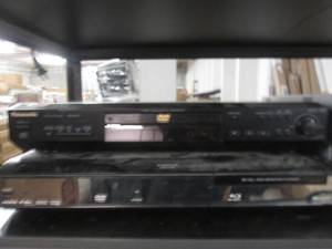 lot 221 image: dvd and vhs players ...