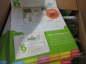 lot 259 image: 1 case of 300 sampales of babyganic...