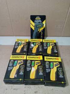lot 63 image: Mixed lot of hawkeye non-contact thermometer