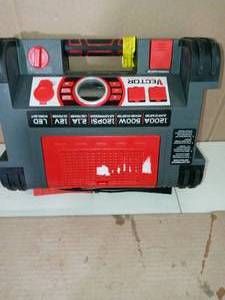 lot 89 image: 1200 Amp Jump StarterPortable Power Station with Inverter- Vector -slightly used