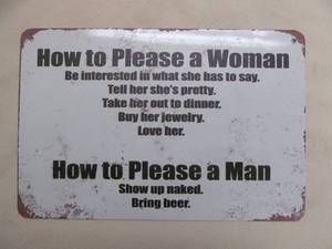 Metal sign