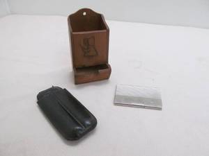 vintage cigar holder, match holder