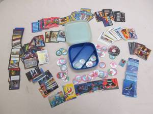 cigar box, game cards