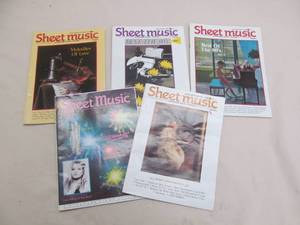 sheet music