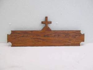 rosary cross hanger
