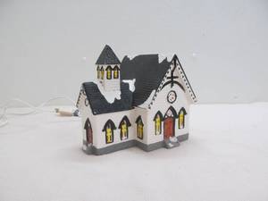 lighted church