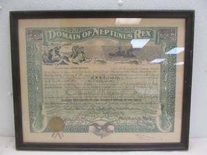 Certificate of Domain of Neptunus Rex