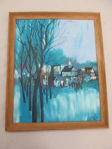 oil on canvas board