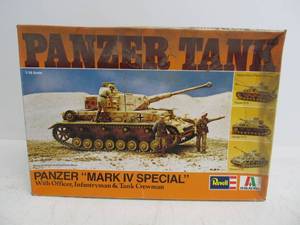 lot 30 image: Vintage Revell Mark IV Special Panzer Tank